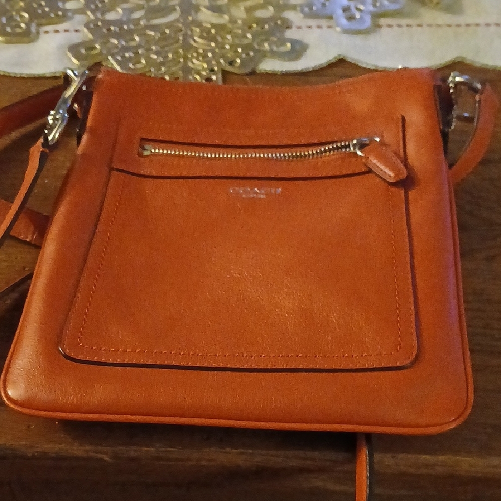 Coach Orange Crossbody Bag